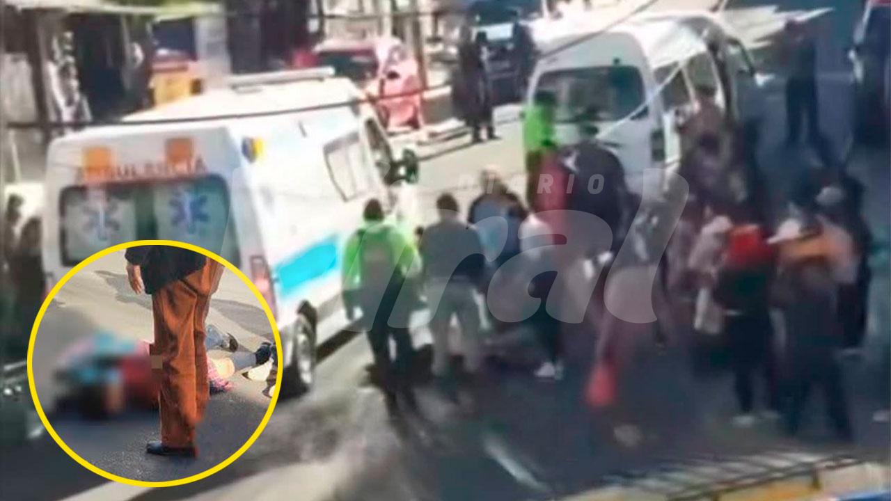 Escolar queda herida tras ser arrollada por combi informal en Cayma