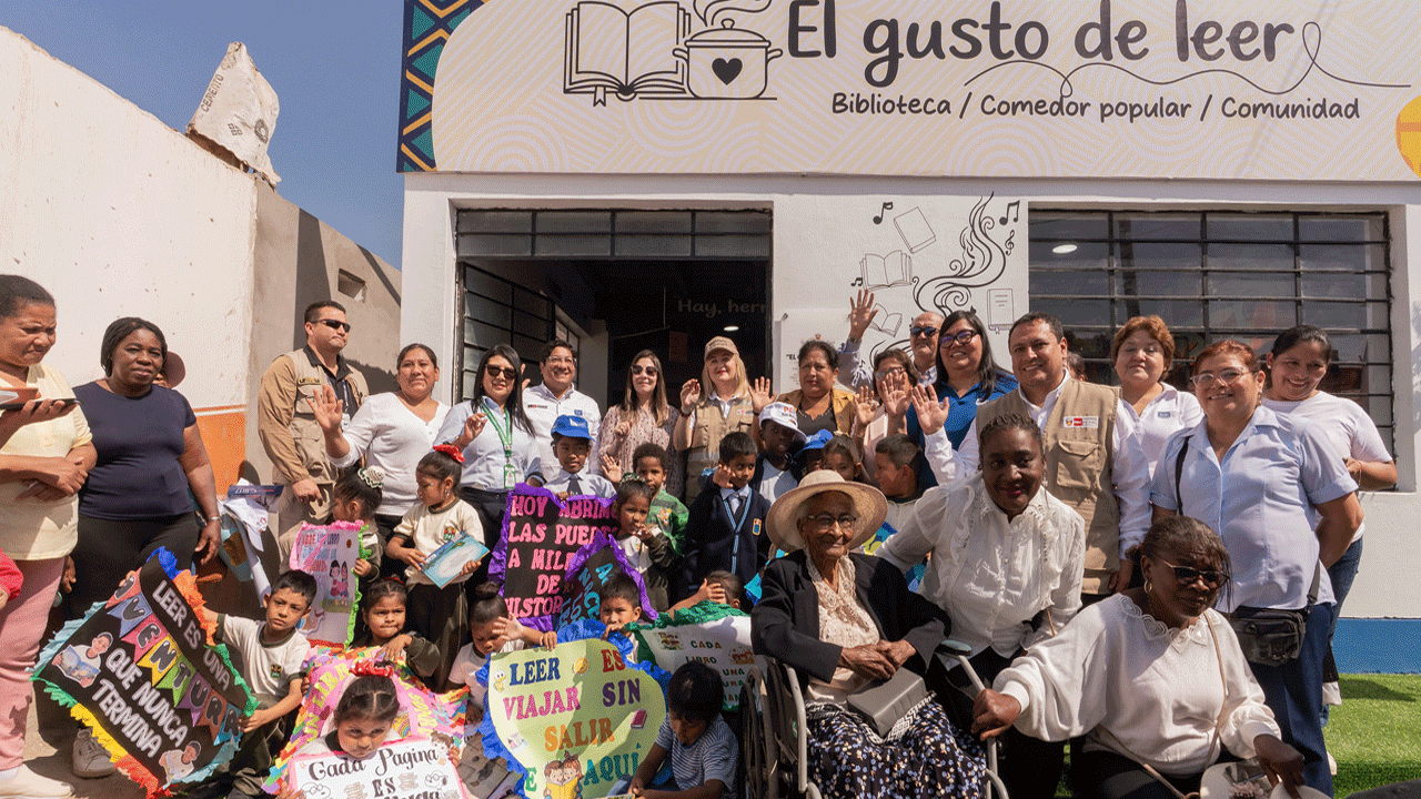 Biblioteca Nacional inaugura dos bibliotecas rurales en Chincha y beneficiará a más de 7500 personas