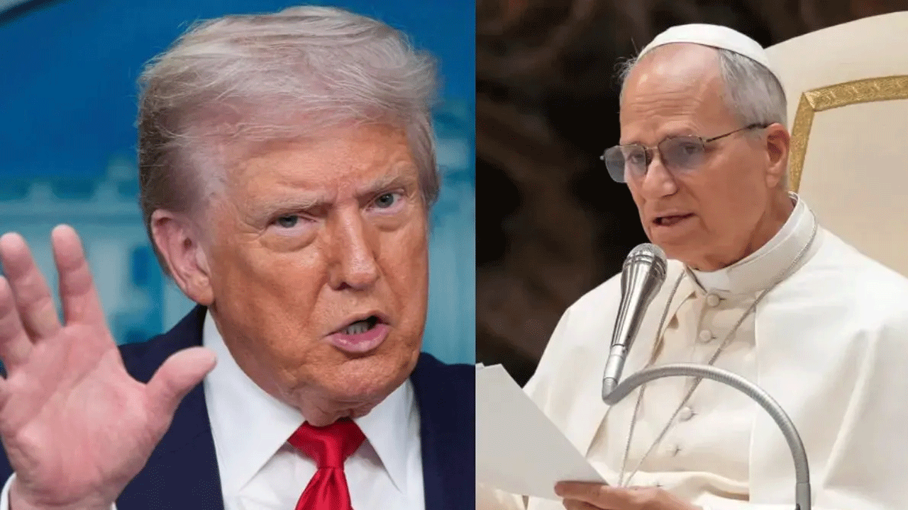 Trump arremete otra vez contra el papa León XIV por postura sobre Irán