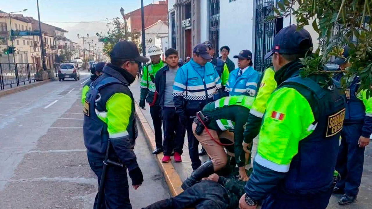 Cusco: intervienen a dos conductores tras choque en avenida El Sol