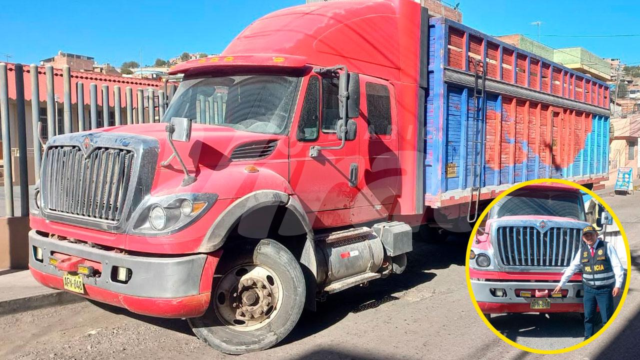Recuperan camión valorizado en 45 mil dólares tras ser reportado como hurtado 