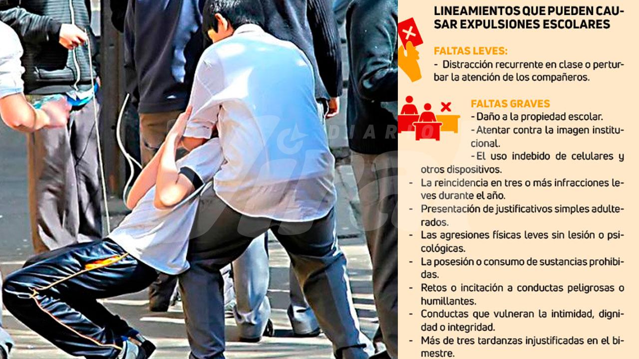 Imponen mano dura para escolares ‘malcriados’