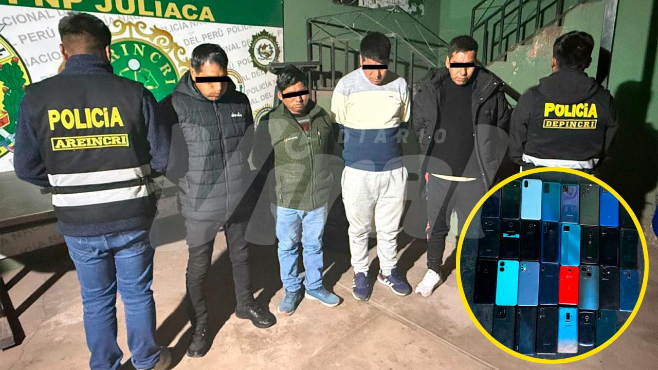 Investigan comercio ilegal de celulares en Puno