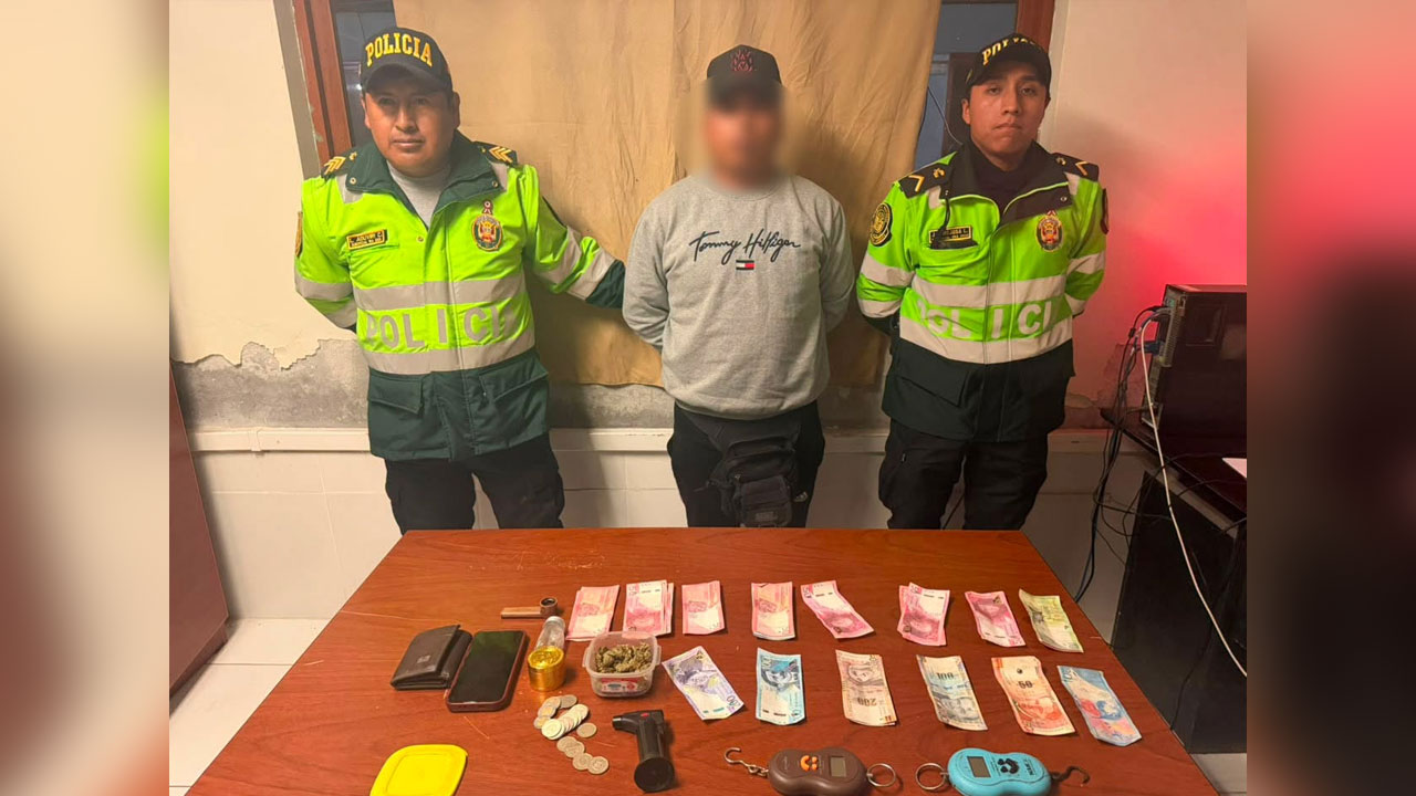 Ocoña: capturan a presunto microcomercializador de droga