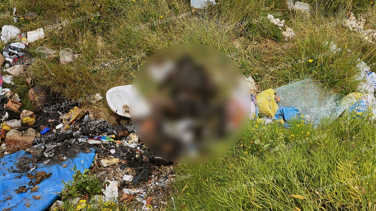 Hallan cadáver quemado en carretera de Ilave