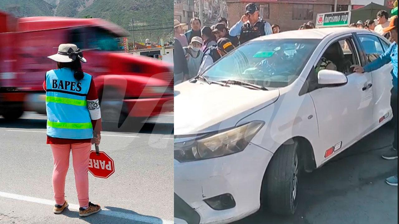 Madre integrante del BAPE resultó herida tras ser atropellada por conductor en presunto estado de ebriedad