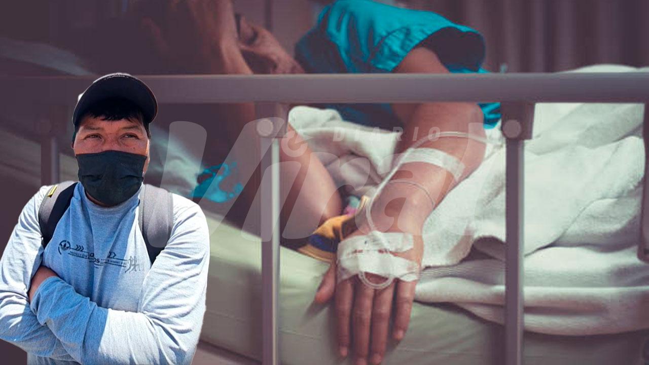 Padre de familia pide apoyo para salvar la vida de su esposa que tiene tumor cerebral