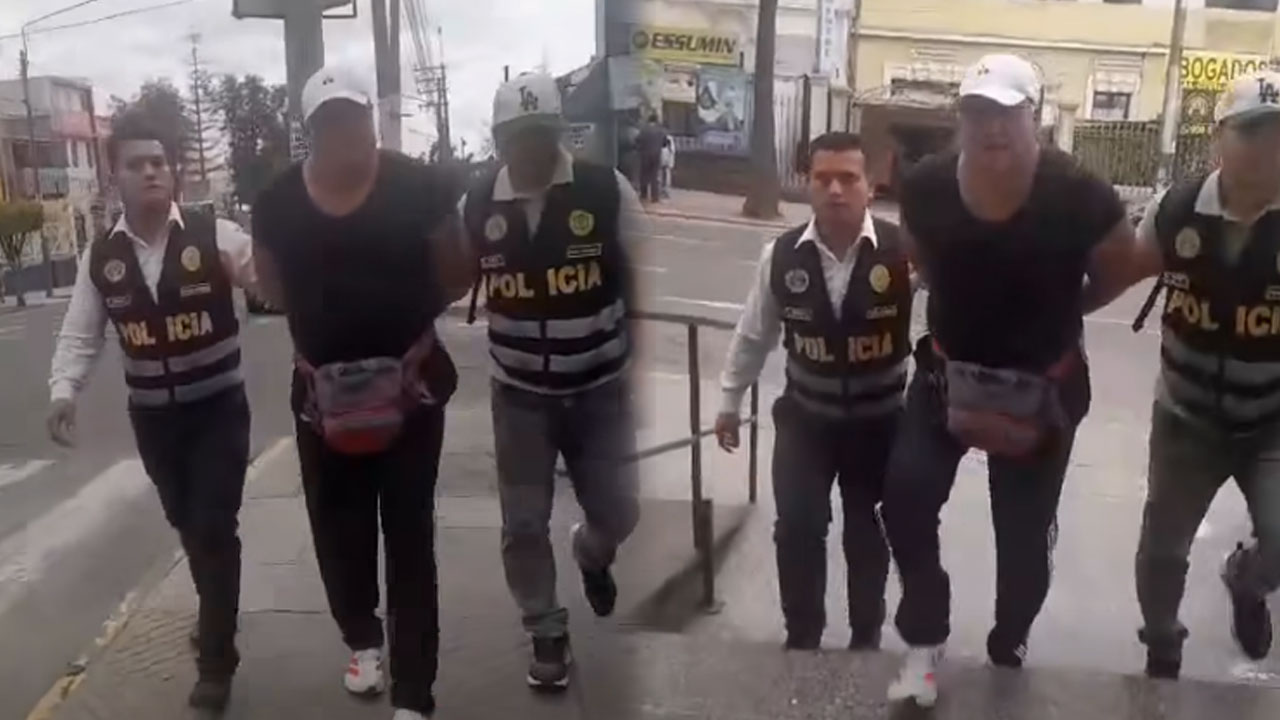Capturan a presunto extorsionador en Arequipa