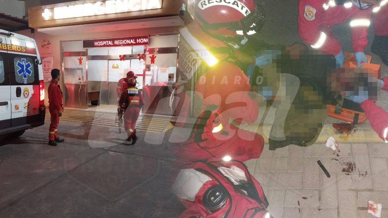 Despiste de motocicleta deja dos heridos graves