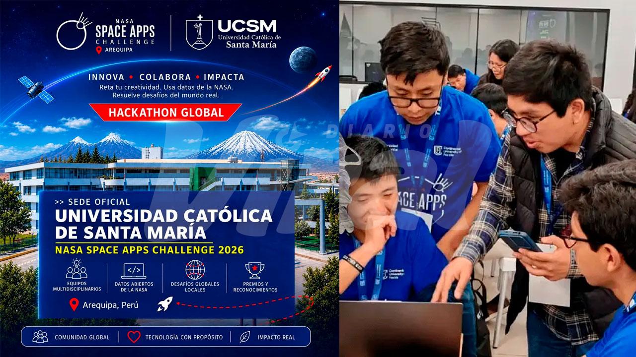 Arequipa se prepara para el mayor hackatón espacial del mundo