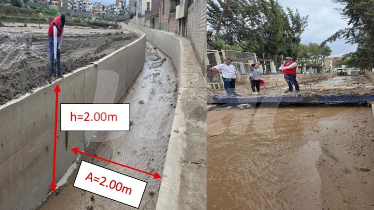 Contraloría advierte nuevos riesgos en Chullo debido a la falta de descolmatación de torrentera