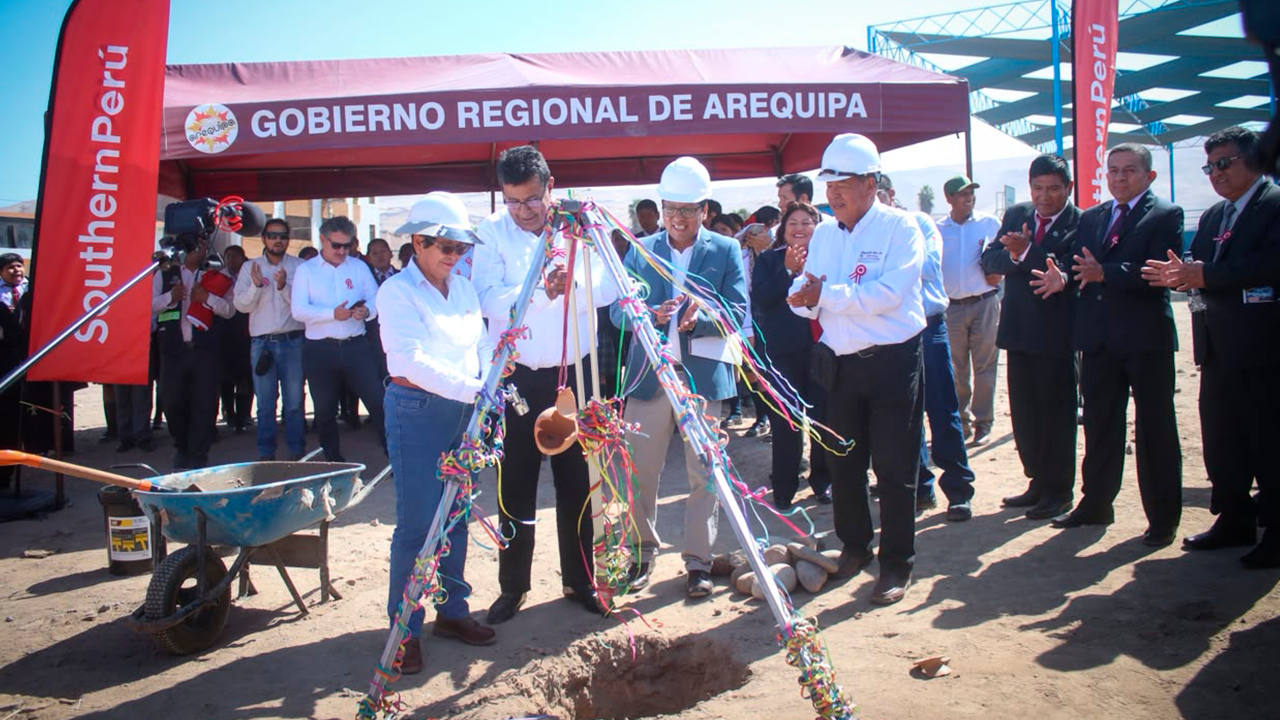 Inician construcción del nuevo colegio MERU de Islay con inversión superior a S/27 millones