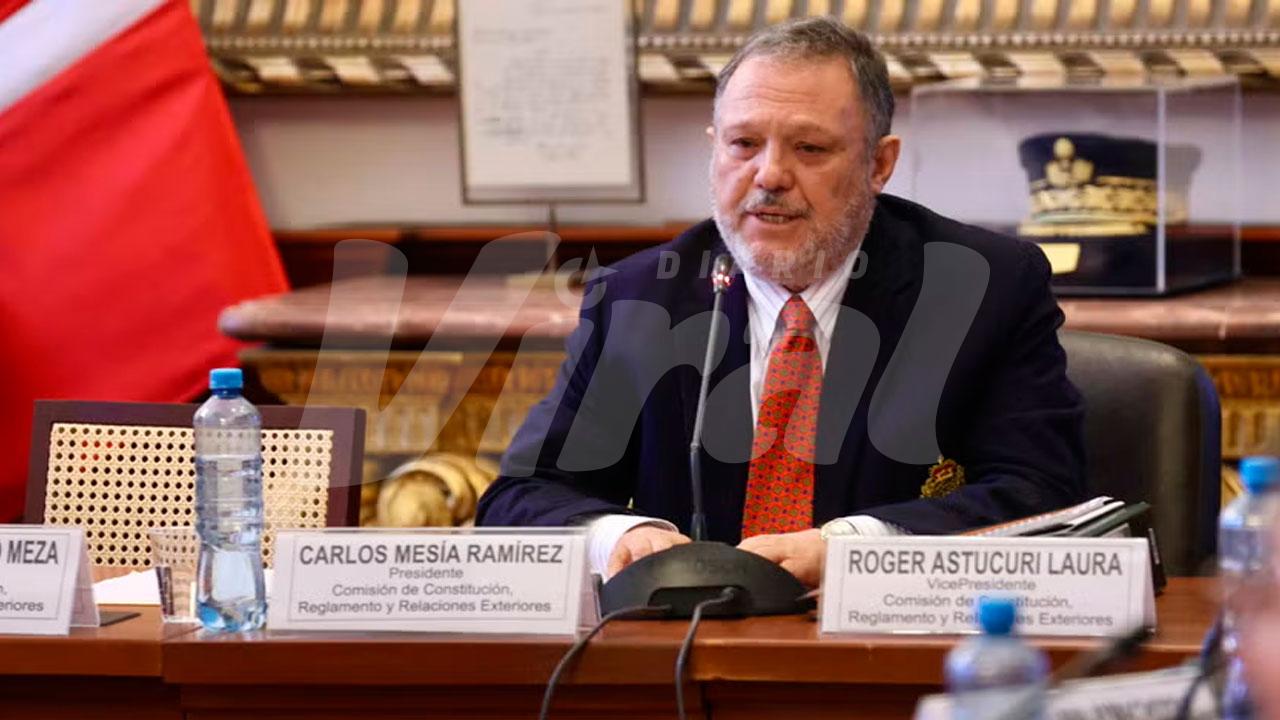 Carlos Mesía: “No vamos a volver a caer en este caos” por pedido de facultades legislativas