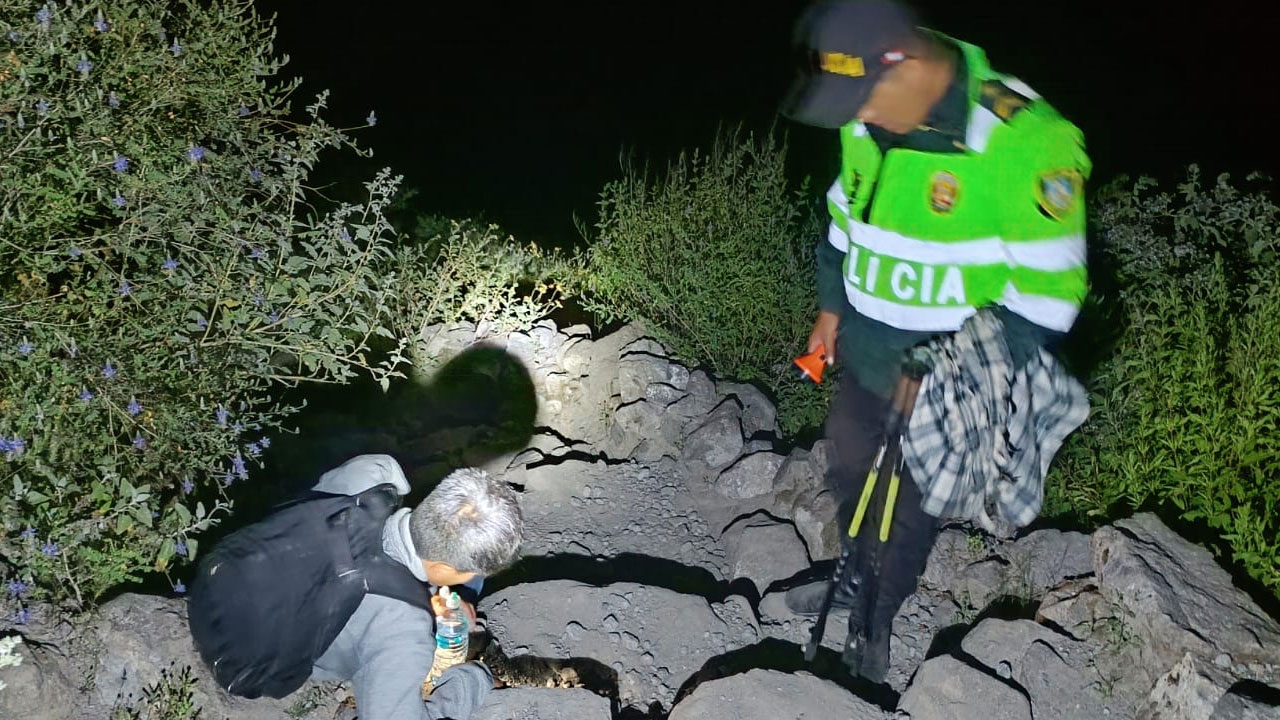 Rescatan a turista varado en ruta al Oasis Sangalle