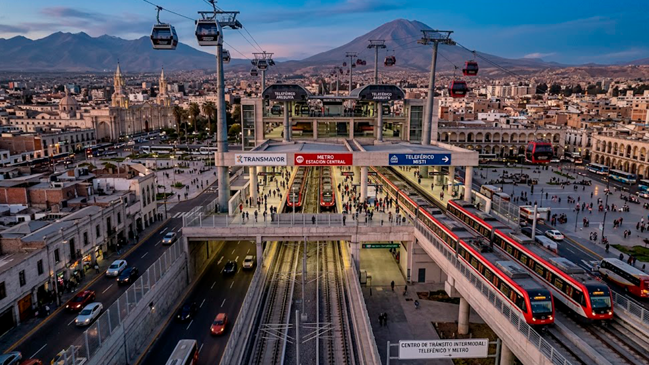 Arequipa debe crecer para metro y teleférico