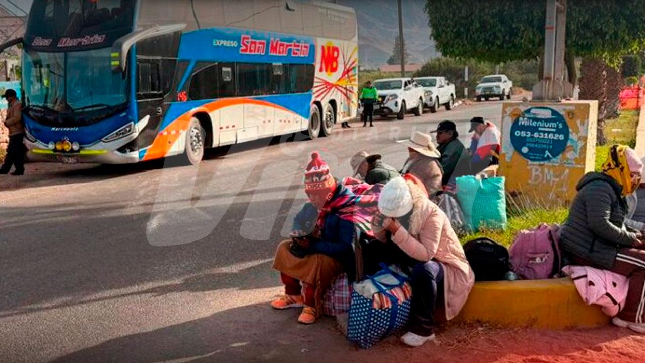 Intervienen bus de San Martín por presunto traslado de droga y contrabando en ruta hacia Juliaca