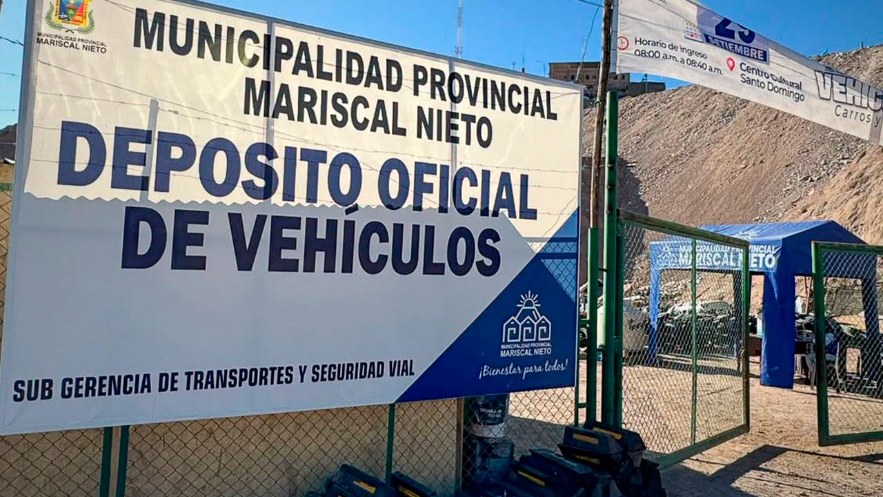 Moquegua rematará 84 vehículos y motocicletas desde menos de S/2000