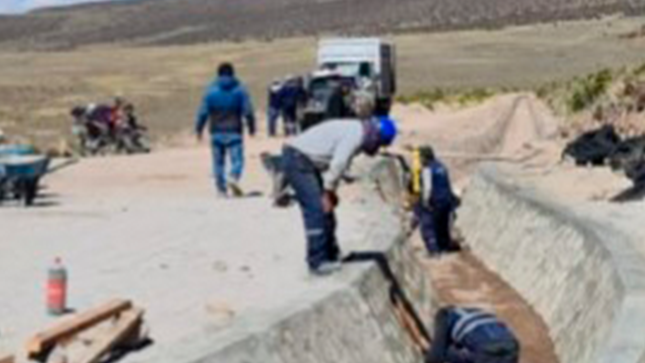 Contraloría detecta fallas en obra de riego de S/41 millones en Tacna