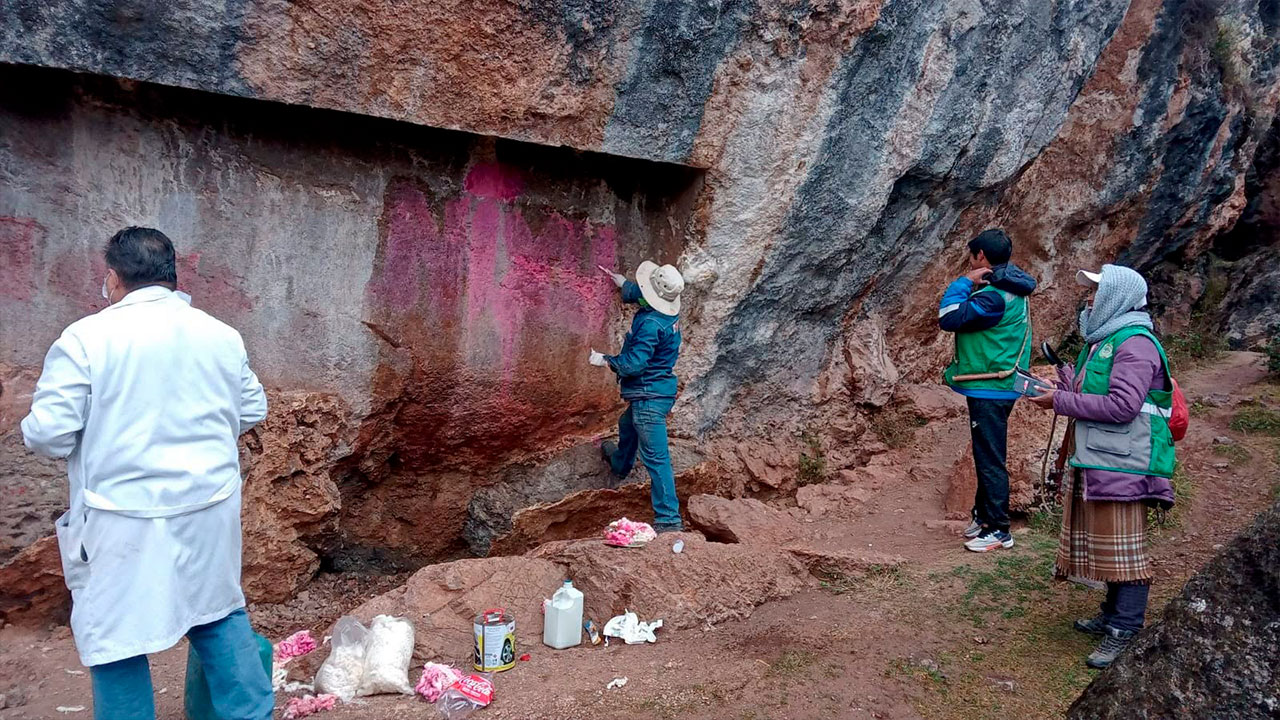 Cusco: vándalos dañan zona patrimonial en Sacsayhuamán