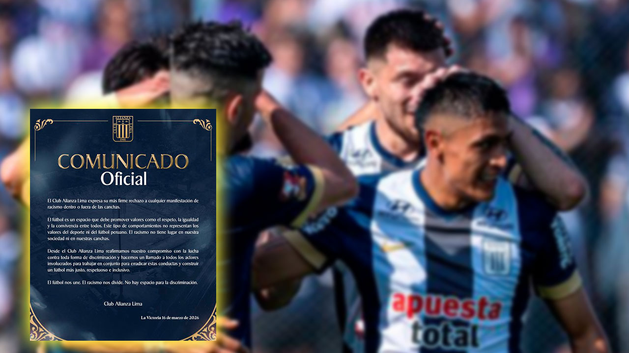 Alianza Lima alza la voz contra el racismo tras incidentes en el Monumental