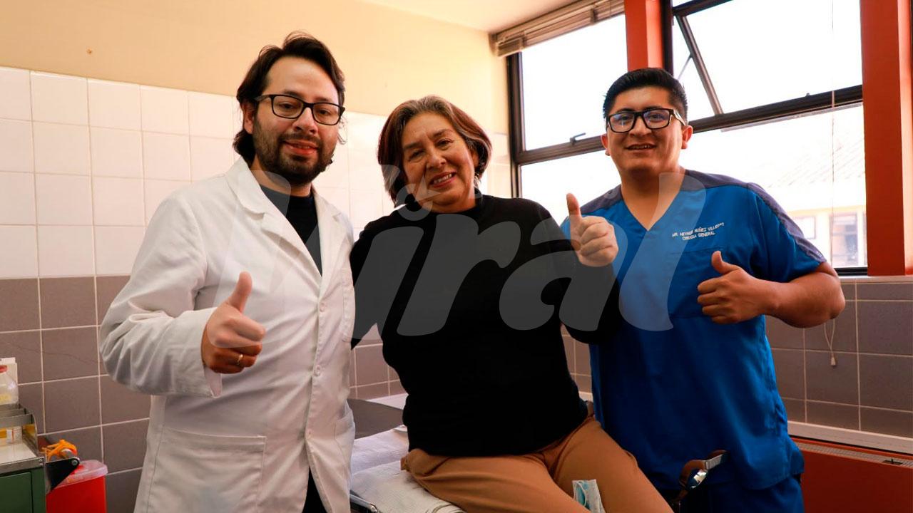 Extirpan tumor a profesora en Cusco
