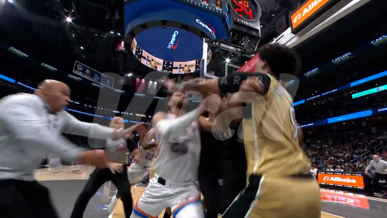 Pelea en la NBA termina en caos: expulsiones y escándalo en pleno partido