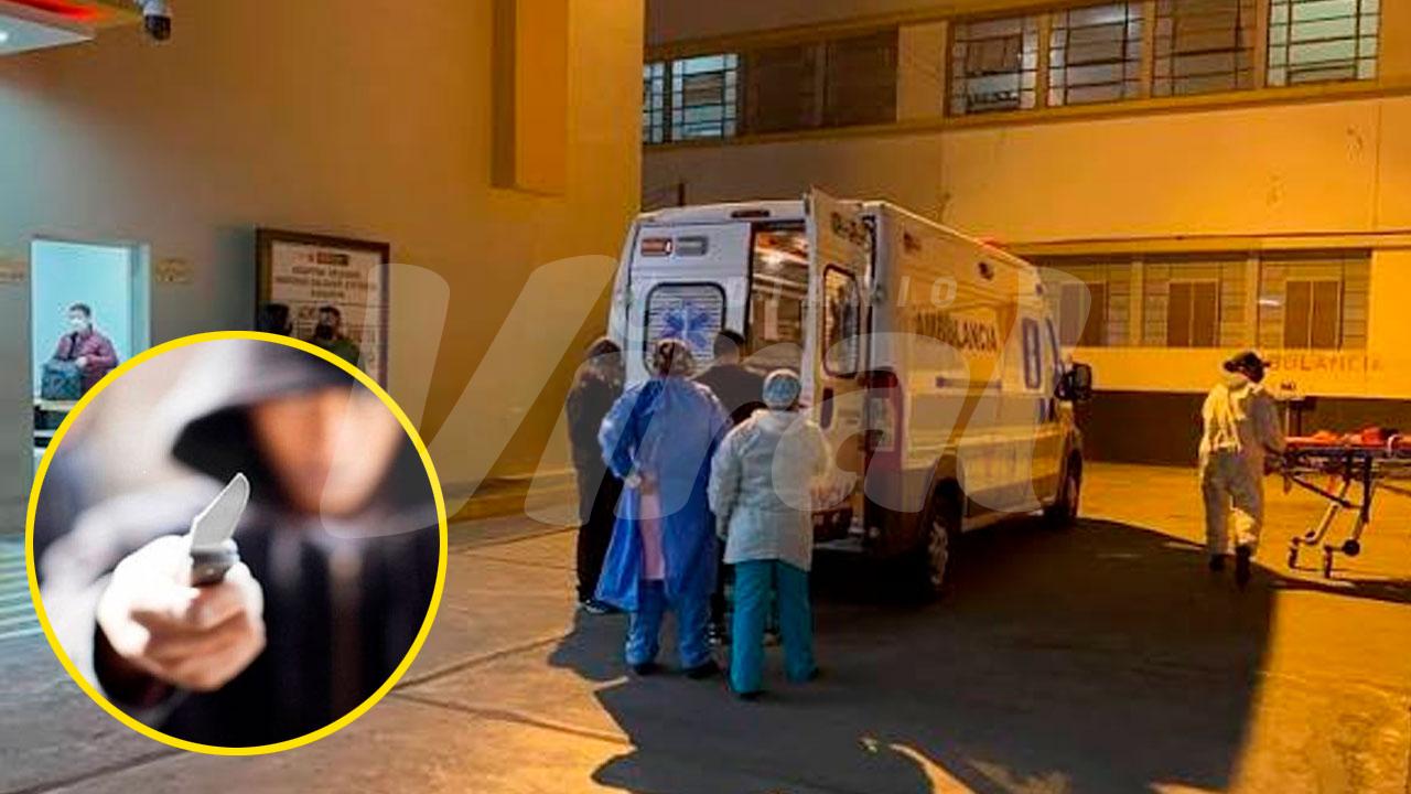 Varón queda hospitalizado tras ser atacado con arma blanca en La Joya