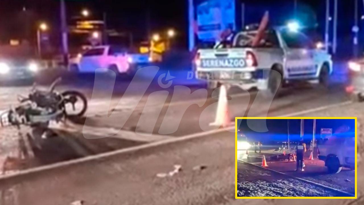 Motociclista muere tras violenta colisión con camioneta en la Panamericana Sur en La Joya