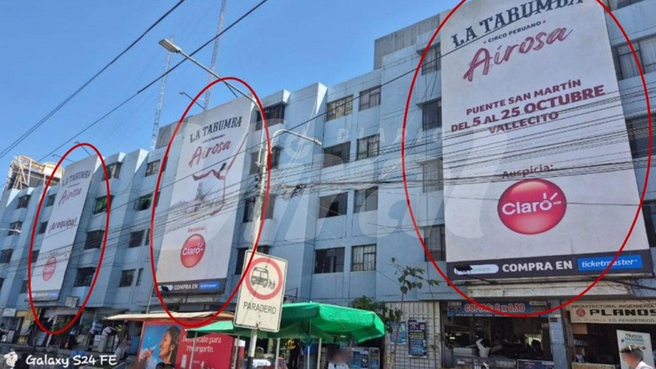 Publicidad ilegal en edificios de Beneficencia dejó perjuicio de casi S/250 000