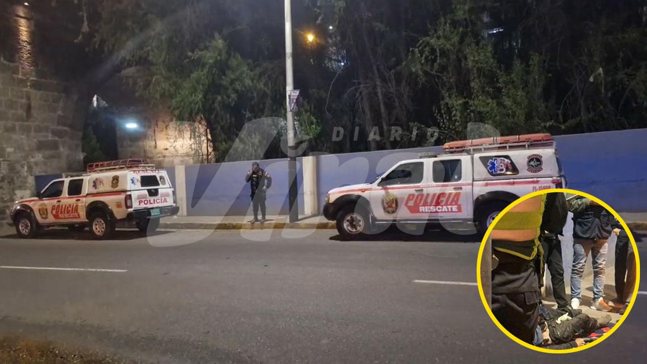 Hallan cuerpo sin vida de presunto ciudadano chileno en el río Chili, cerca al puente Bolognesi
