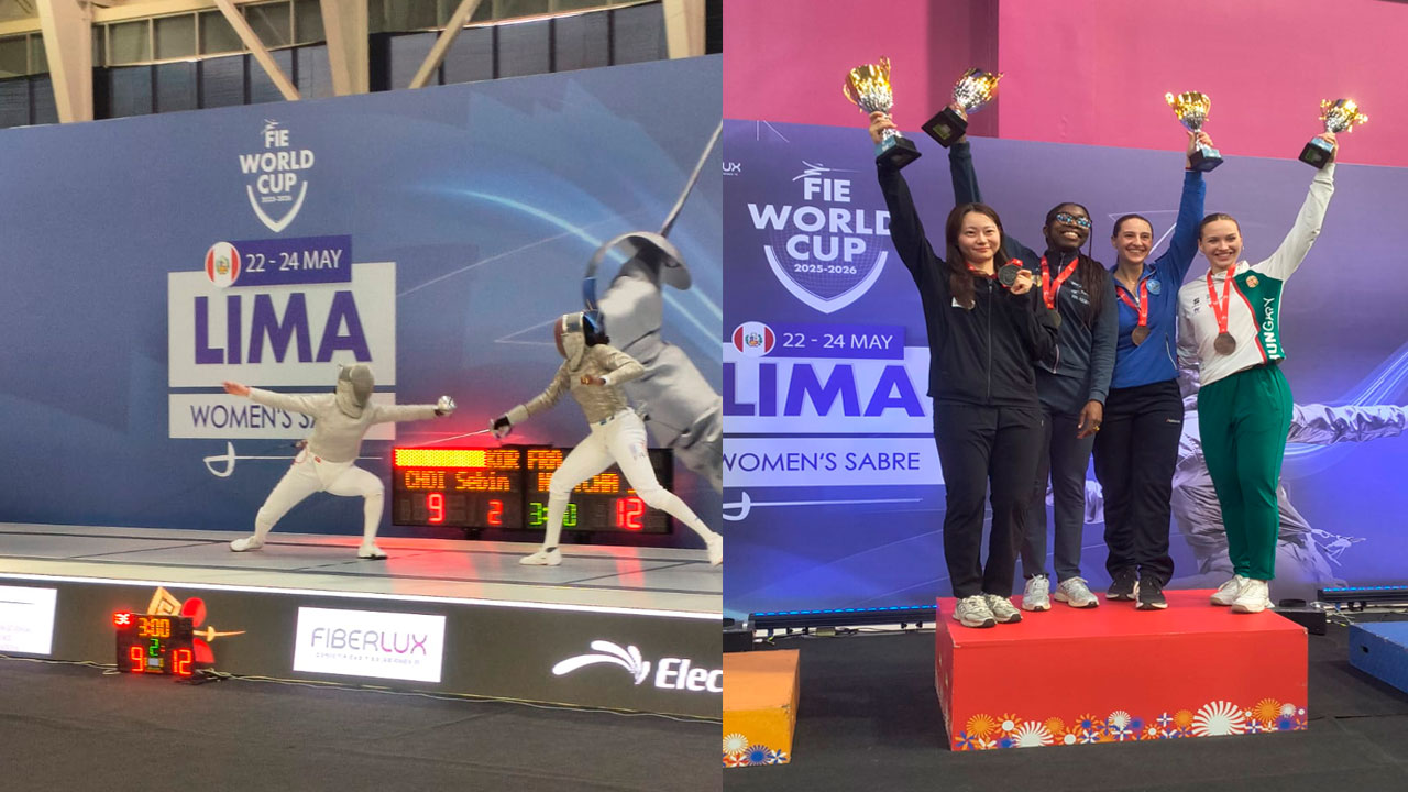 Copa del Mundo de Sable Femenino culminó con éxito en la Videna