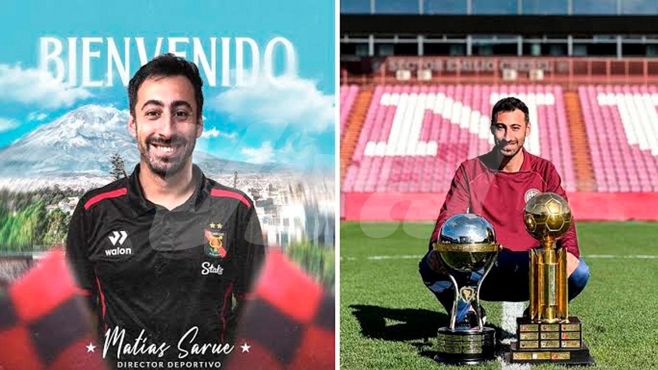FBC Melgar presentó a Matías Sarué como nuevo director deportivo