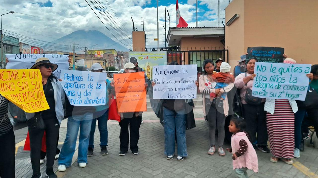 Mariano Melgar: 92 infantes de programa Cuna Más se quedan sin raciones de alimentos