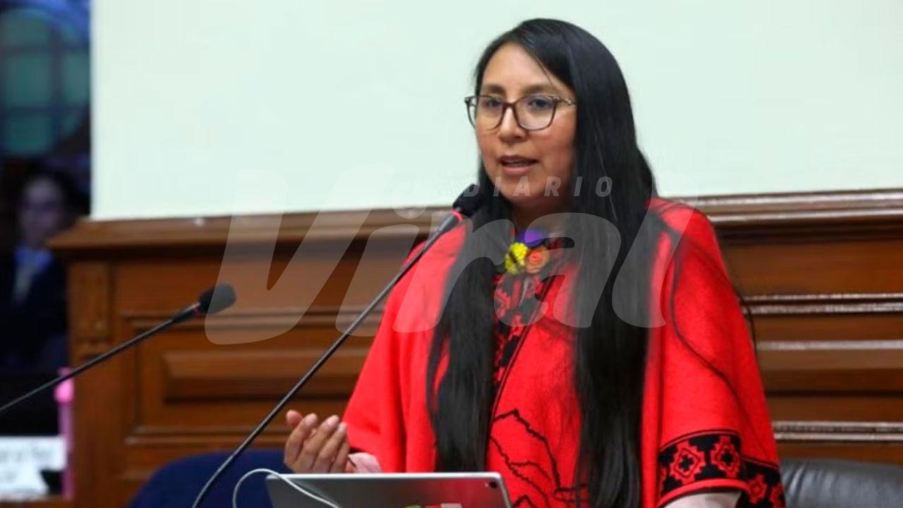 Ruth Luque se ausentará del debate sobre facultades legislativas en el Senado