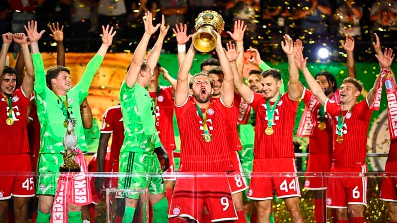 Bayern Múnich conquista la Copa de Alemania con triplete de Harry Kane