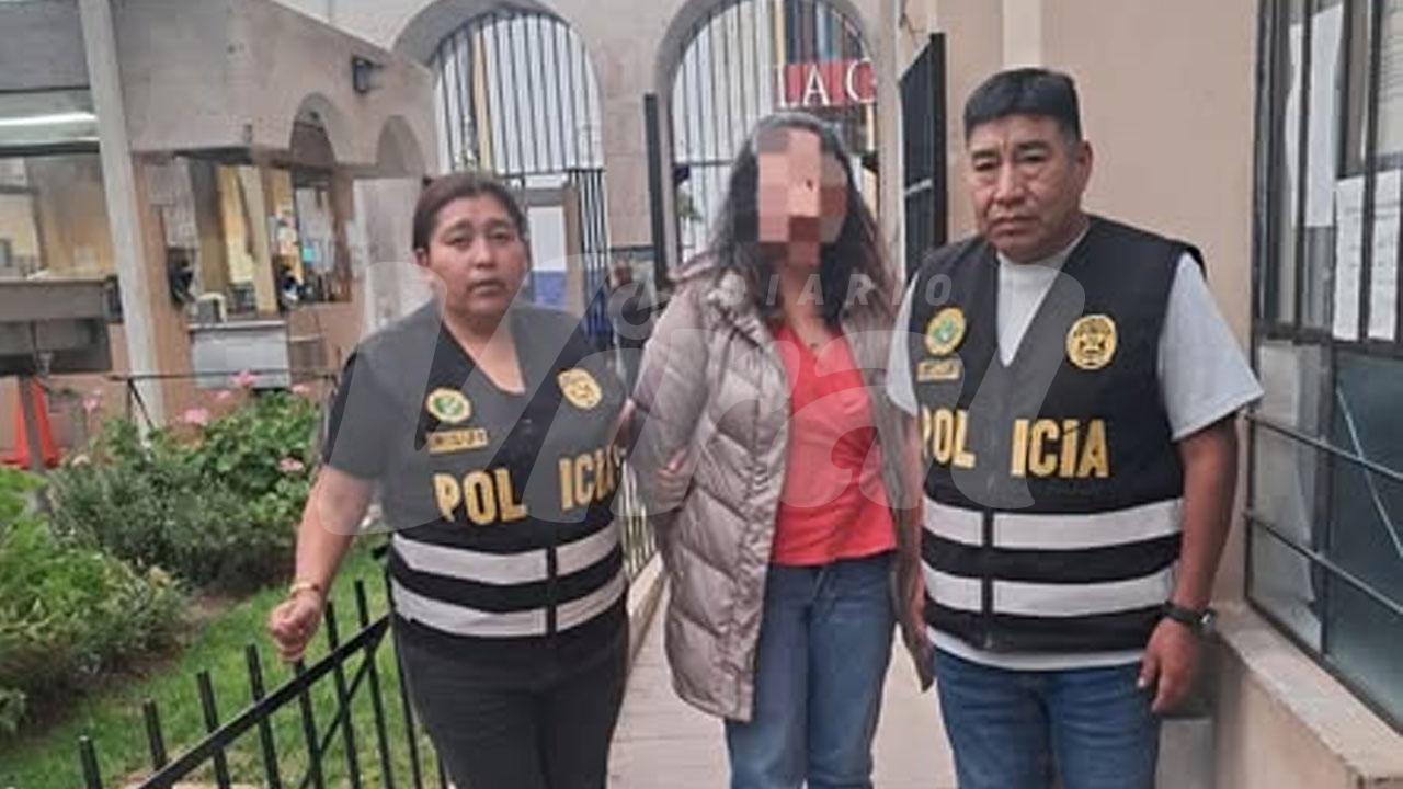 Capturaron a mujer con requisitoria por trata de personas agravada en Arequipa