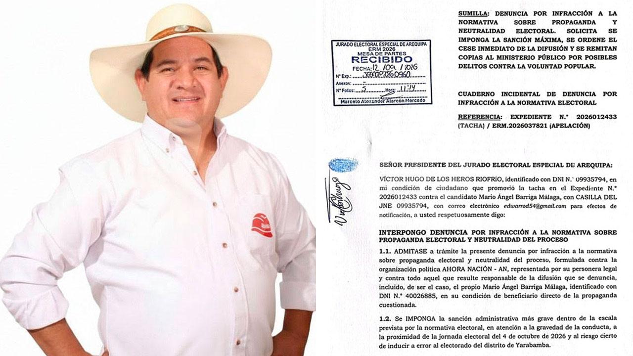 Denuncian por delito electoral y falsa publicidad al excandidato Mario Barriga
