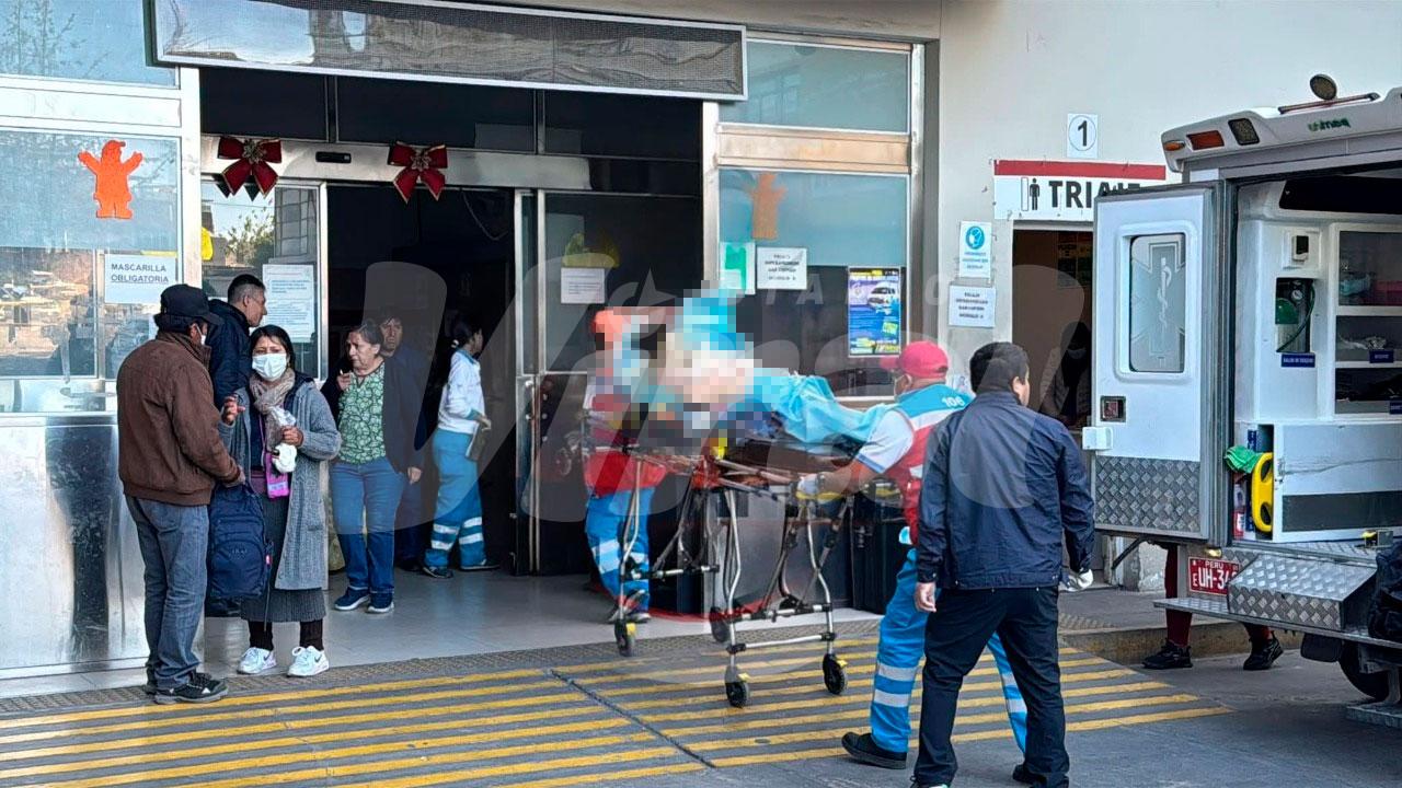 Arequipa: motociclista queda grave tras accidente en La Joya