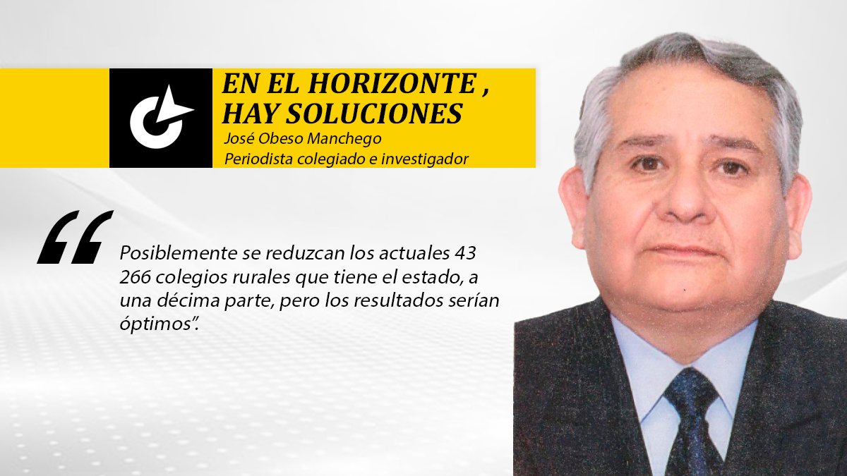 En el 45 % de colegios públicos solo hay un profesor