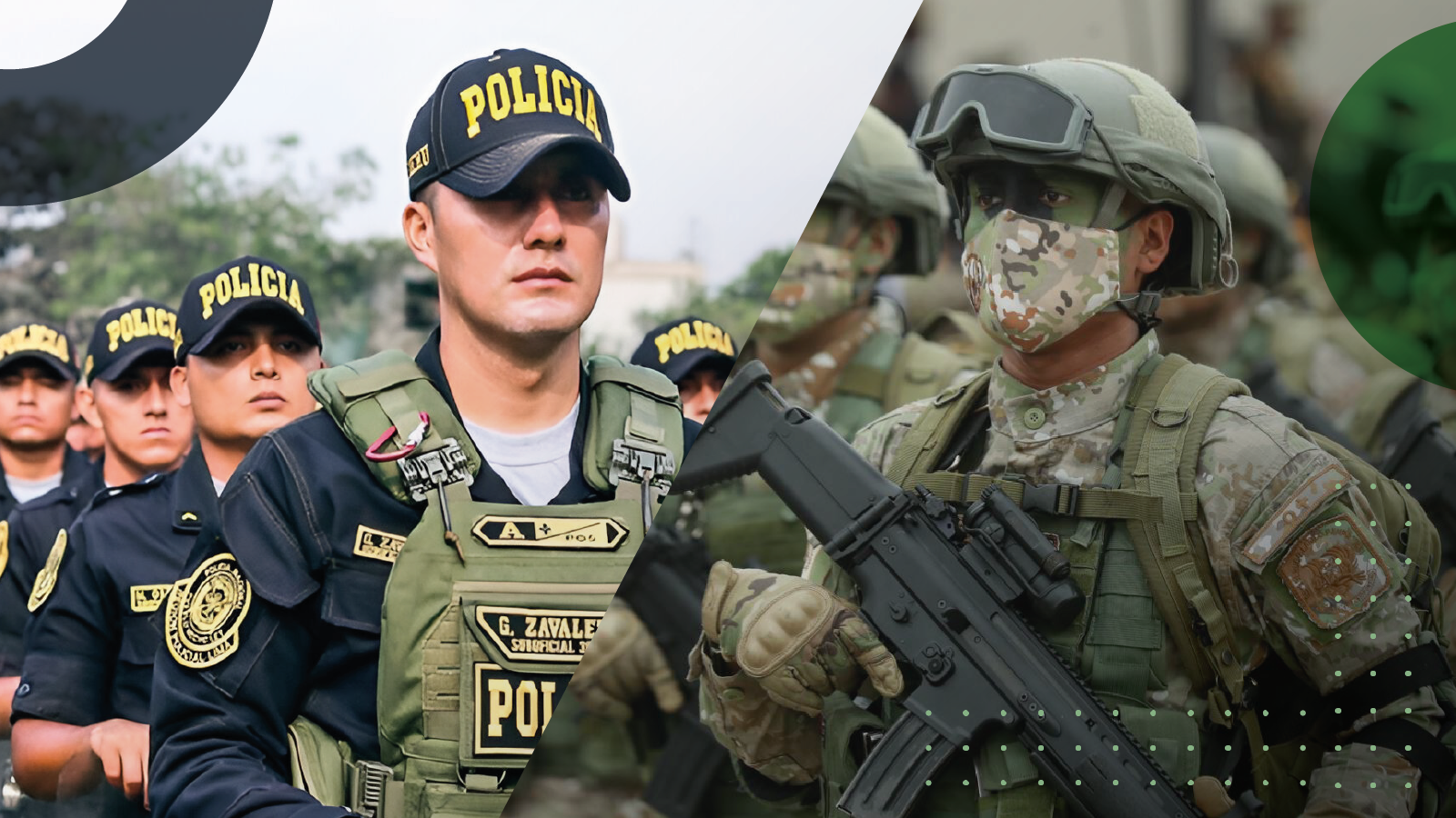 Ley del Congreso blindará a los militares y policías