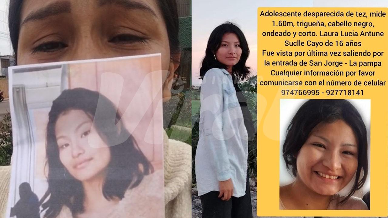 Buscan a menor desaparecida en Camaná