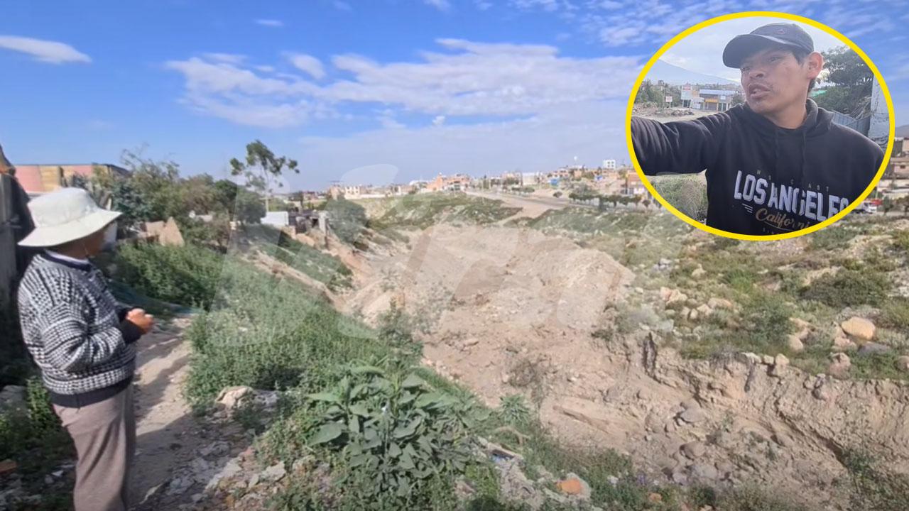 Vecinos denuncian desvío irregular de torrentera y presunta invasión en Cerro Colorado