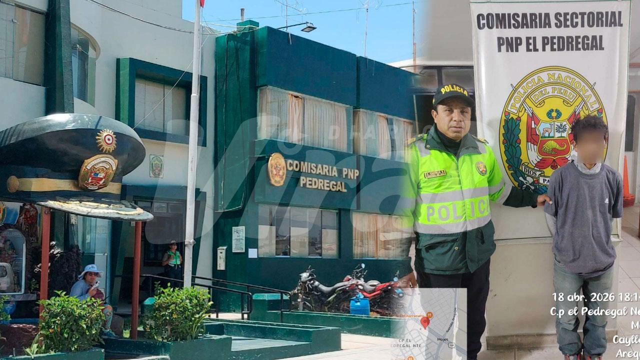 Detienen a varón por tentativa de hurto agravado dentro de vivienda en El Pedregal