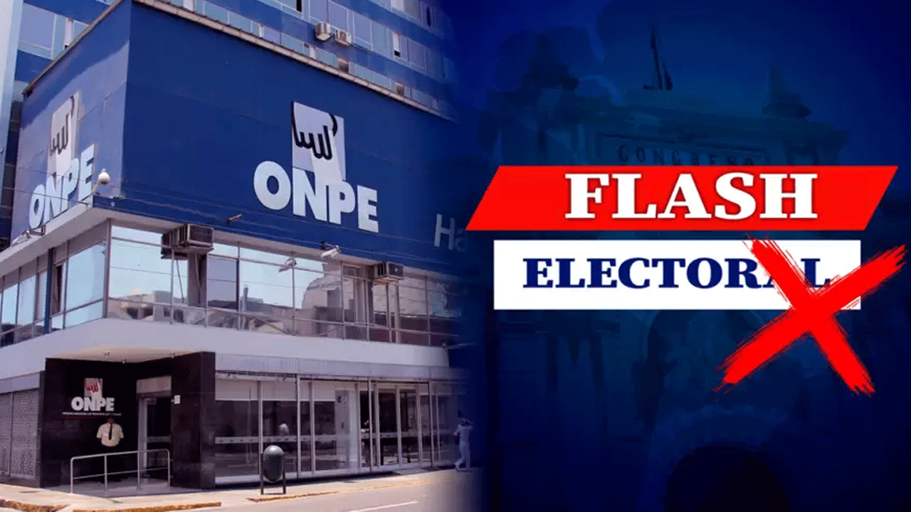ONPE elimina flash electoral y lanzará resultados en tiempo real