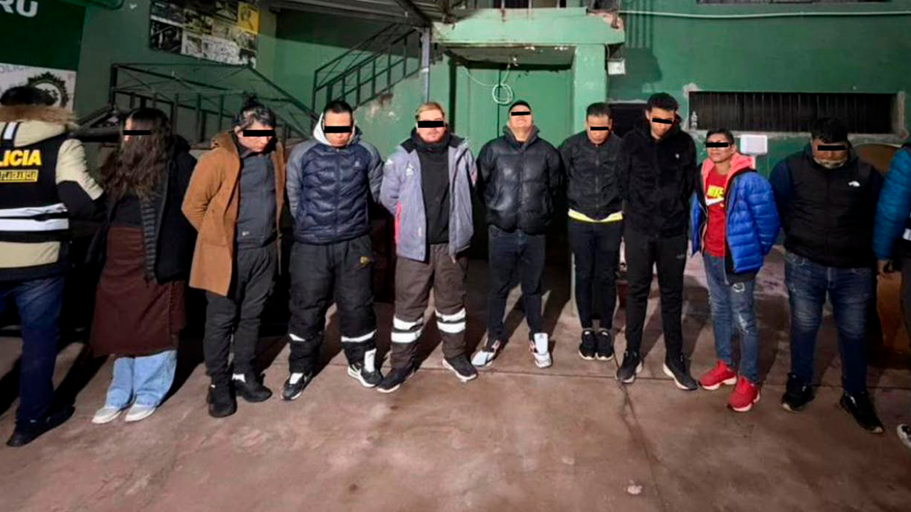 Desarticulan presunta red de trata de personas en Juliaca y rescatan a 31 personas