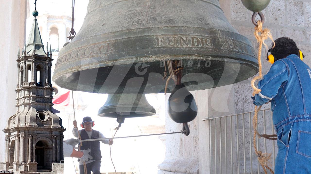 Arequipa despierta con el sonido de sus campanas