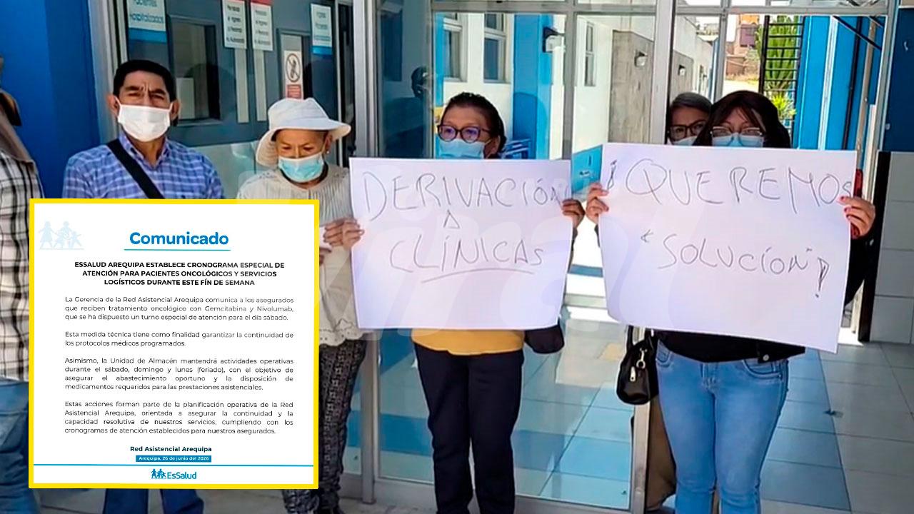 Essalud activa plan de emergencia tras desabastecimiento que afectó a 600 pacientes oncológicos