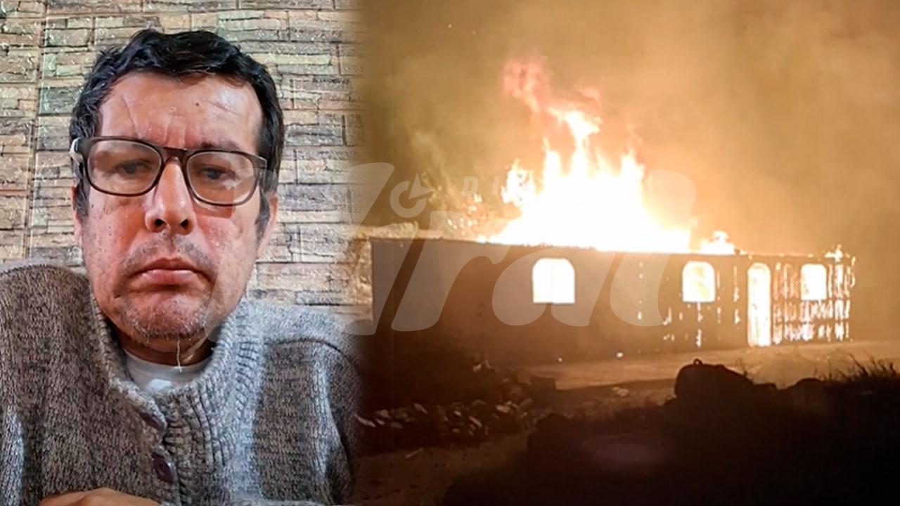 Islay: incendio destruye vivienda de comunicador e investigan si fue provocado