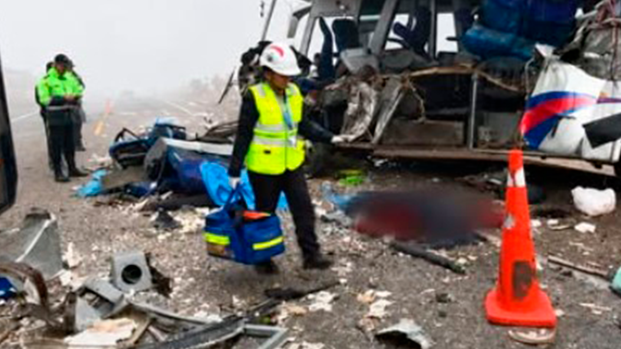Fiscalía solicita prisión preventiva para chofer de bus implicado en accidente con cinco muertos en Tacna