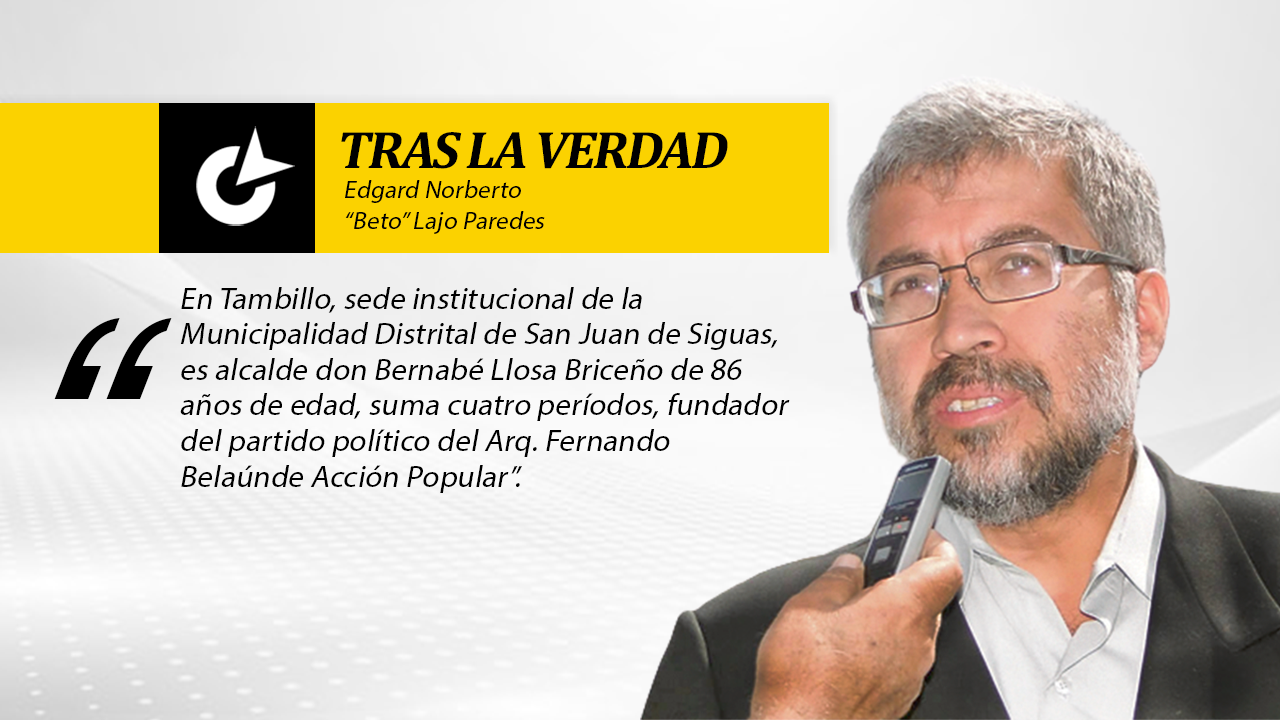 Don Bernabé alcalde  de 86 años